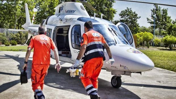 El herido ha sido evacuado en helicptero - ABC