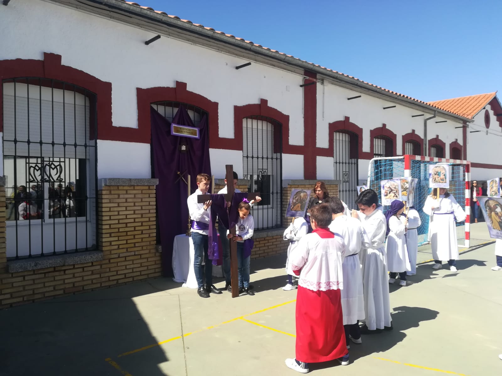 Alumnos de primaria de Presentaci�n de Mar�a