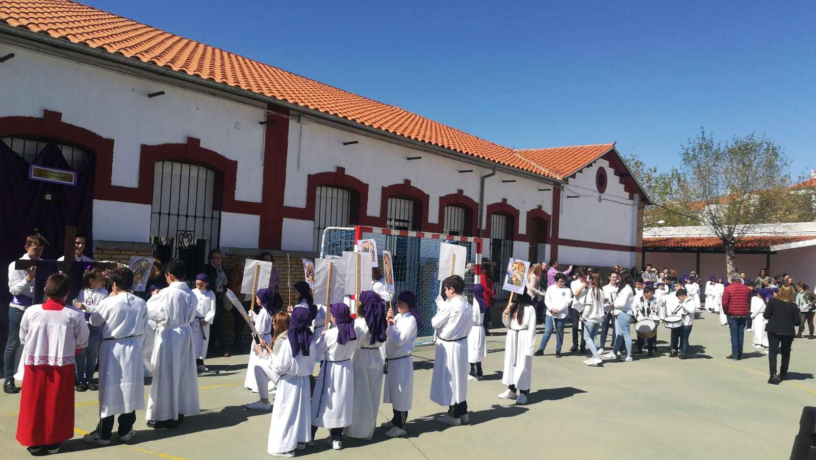 Alumnos de primaria de Presentaci�n de Mar�a