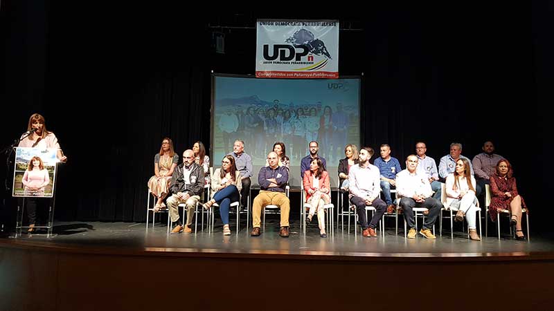 Presentaci�n candidatura de UDP�