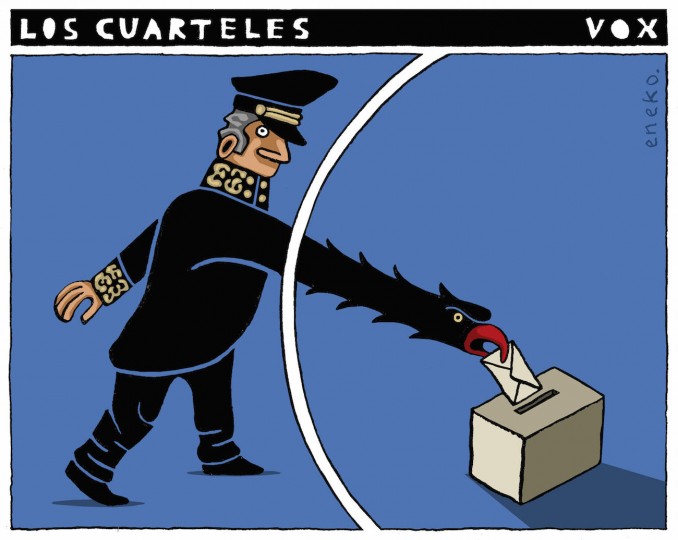 Voto en los cuarteles.  ENEKO