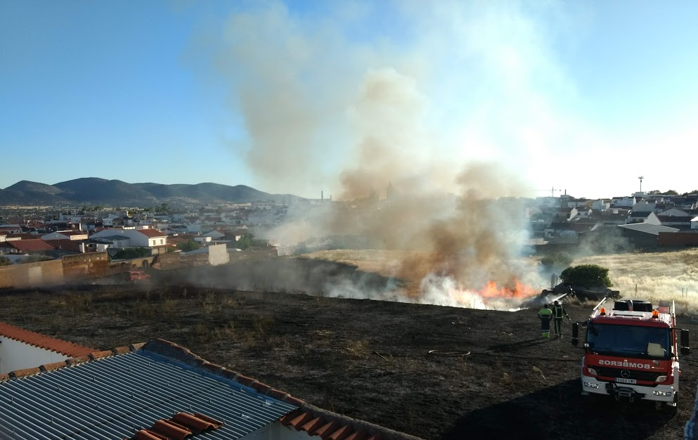 Incendio en  �Campo Reseco�
