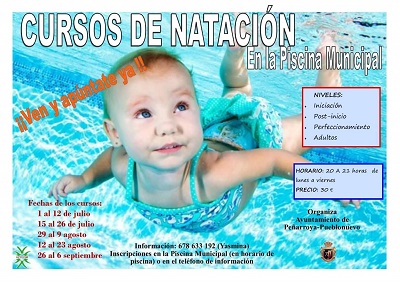 Cursos de nataci�n en Pe�arroya
