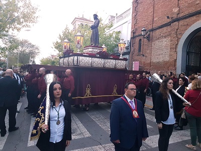 La imagen recorri� las calles de la localidad tras la misa