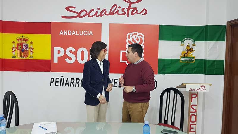 Rosa Aguilar en Pe�arroya