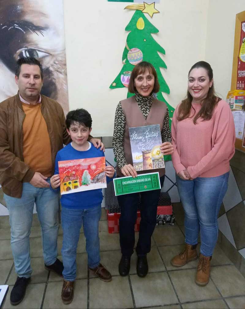 Entrega de premios del concurso de postales navide�as
