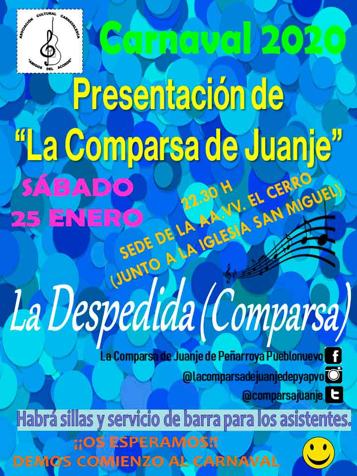 Presentaci�n de la comparsa La Despedida