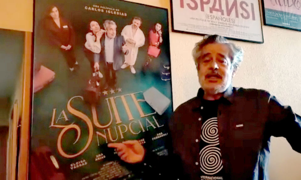 Carlos Iglesias presenta su �ltima pel�cula en Pe�arroya