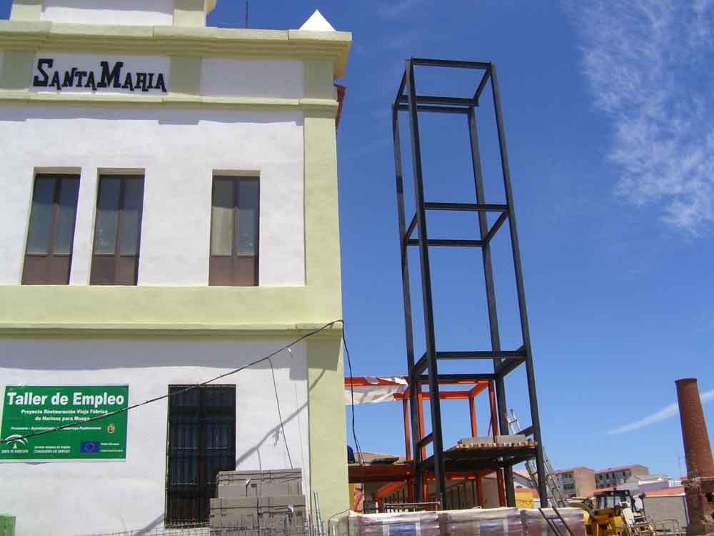 instalaciones de la f�brica de harinas Santa Mar�a