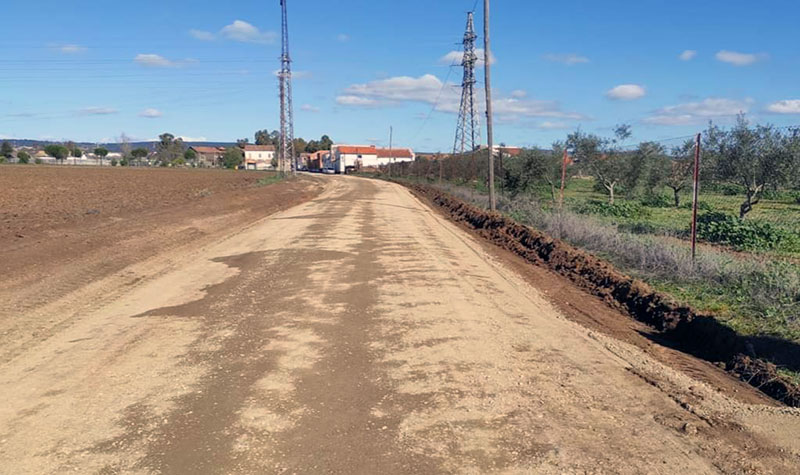 El consistorio ha actuado en un tramo de 350 metros