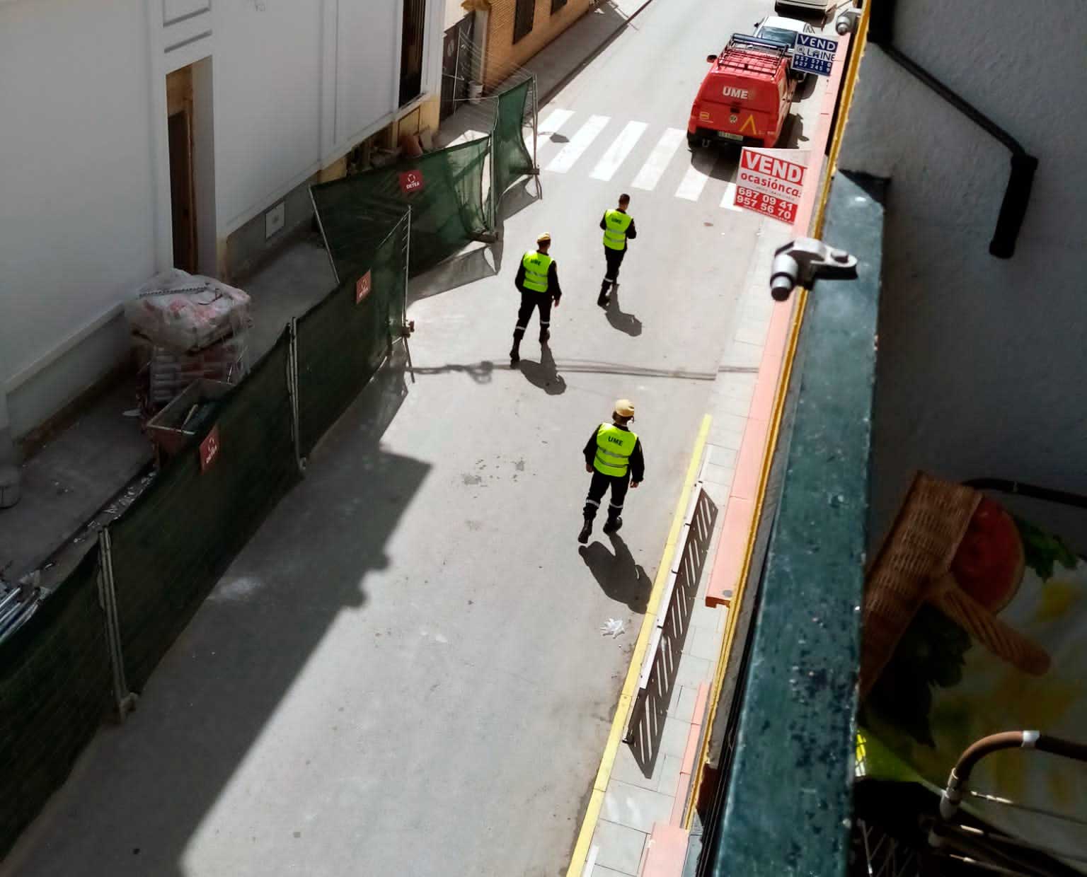 La UME llega a Pe�arroya-Pueblonuevo