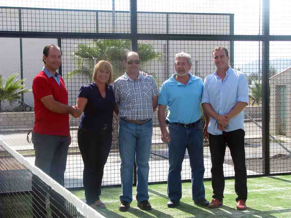 Inauguradas dos pistas de padel en Belmez