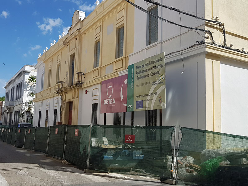 Obra del ayuntamiento de Pe�arroya Pueblonuevo