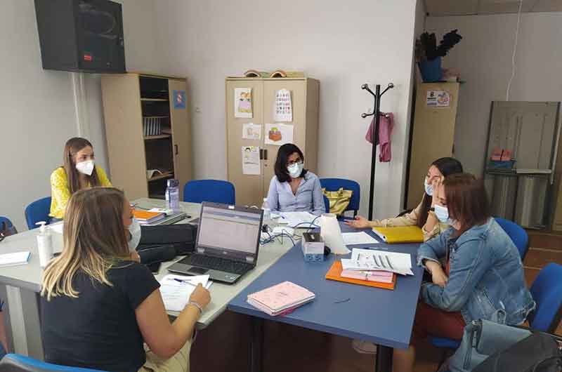 Reunión del programa Eracis en Peñarroya