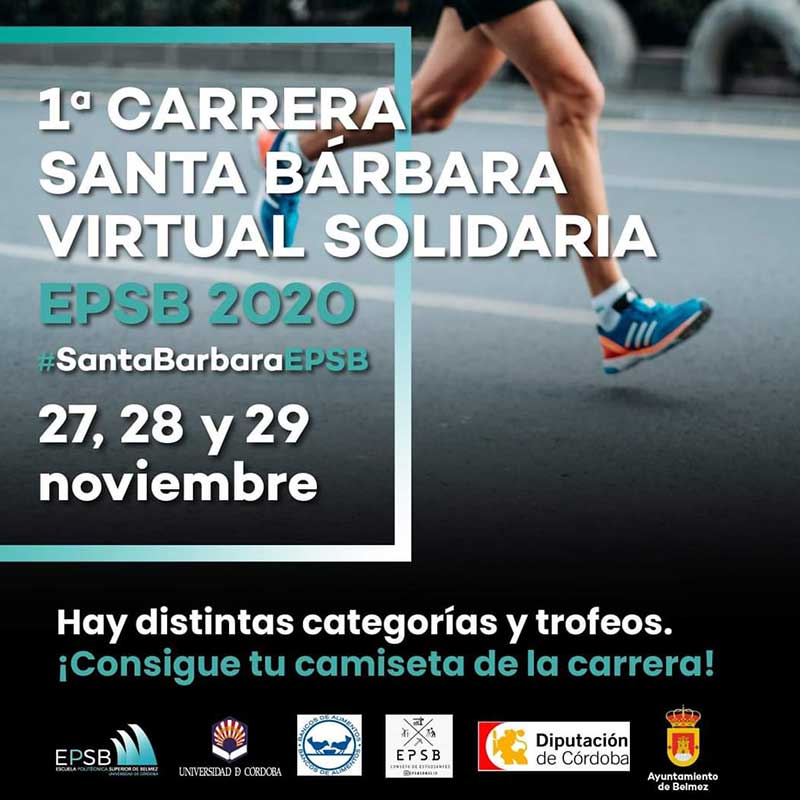 Primera carrera Santa Brbara virtual solidaria