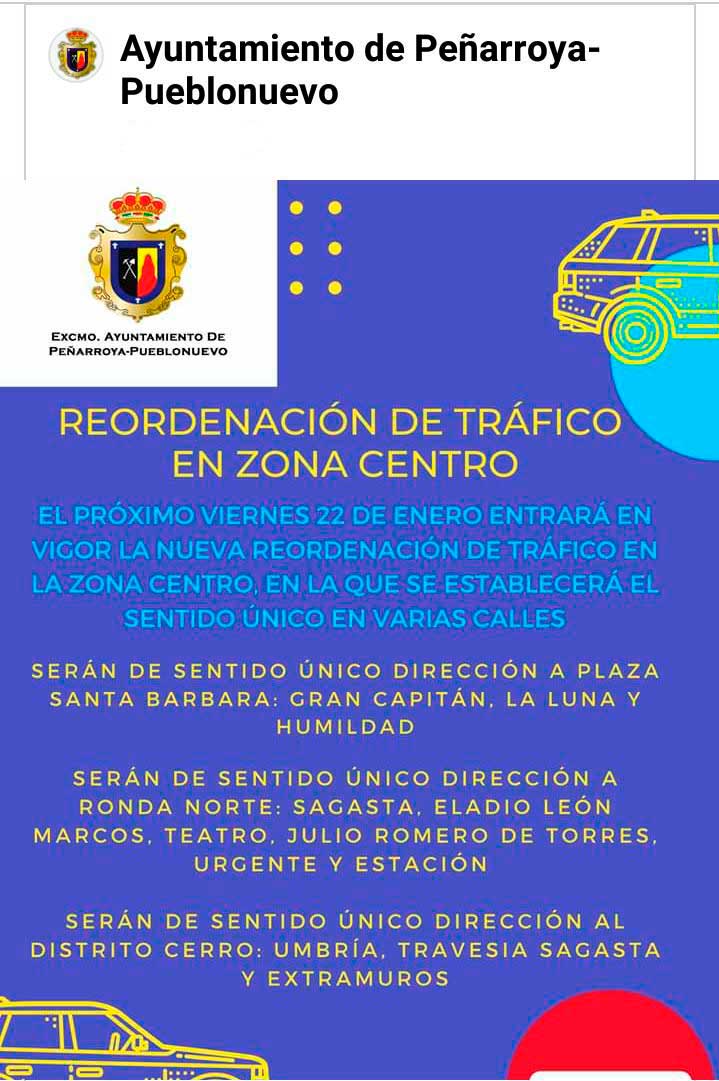 Reordenaci�n de tr�fico en zona centro
