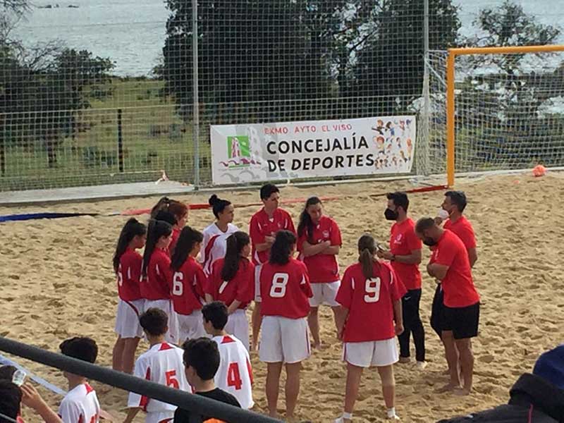 Seleccionadas jugadoras del Deportivo Pearroya