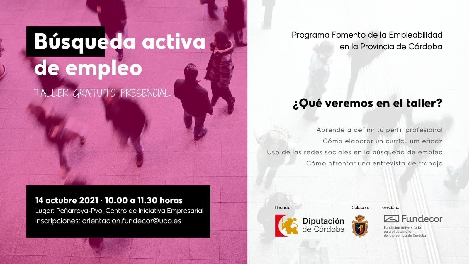 Taller de bsqueda activa de empleo