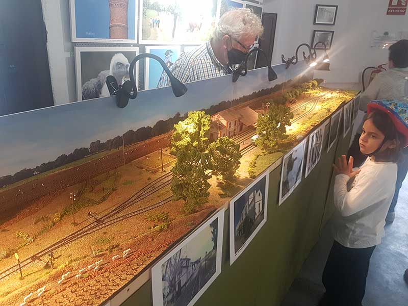 Maqueta a escala de la Estacin FEVE de Pueblonuevo del Terrible