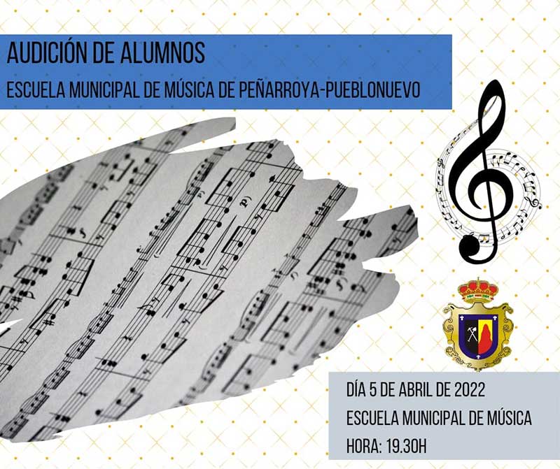 Audicin de alumnos el da 5 de abril a las 19.30h 