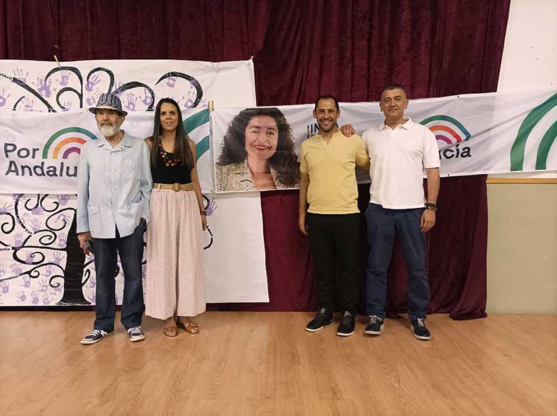 Por Andaluca, de campaa electoral en Pearroya-Pueblonuev