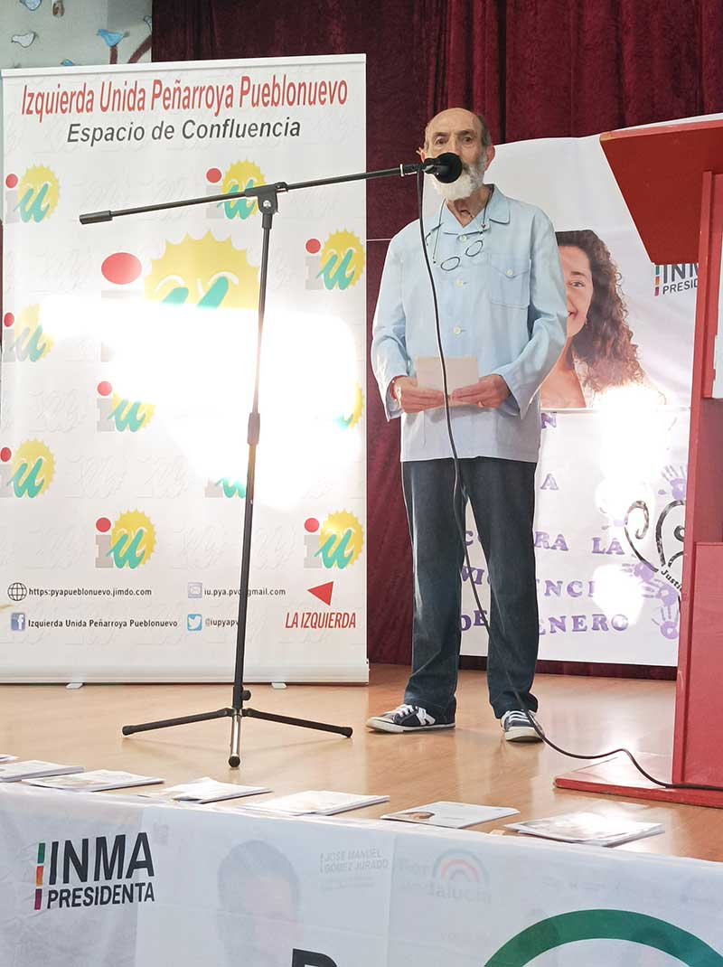 Por Andaluca, de campaa electoral en Pearroya-Pueblonuevo     	