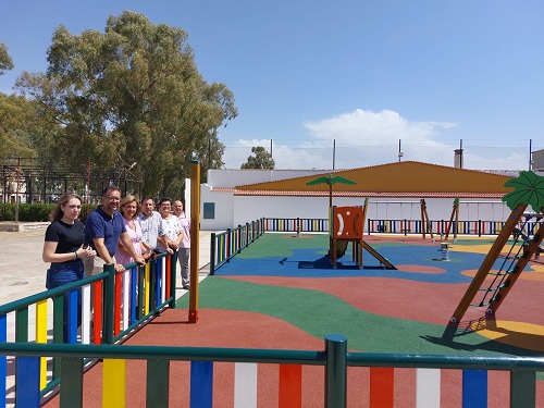 Inaugurada la nueva zona infantil del parque Carbonfera