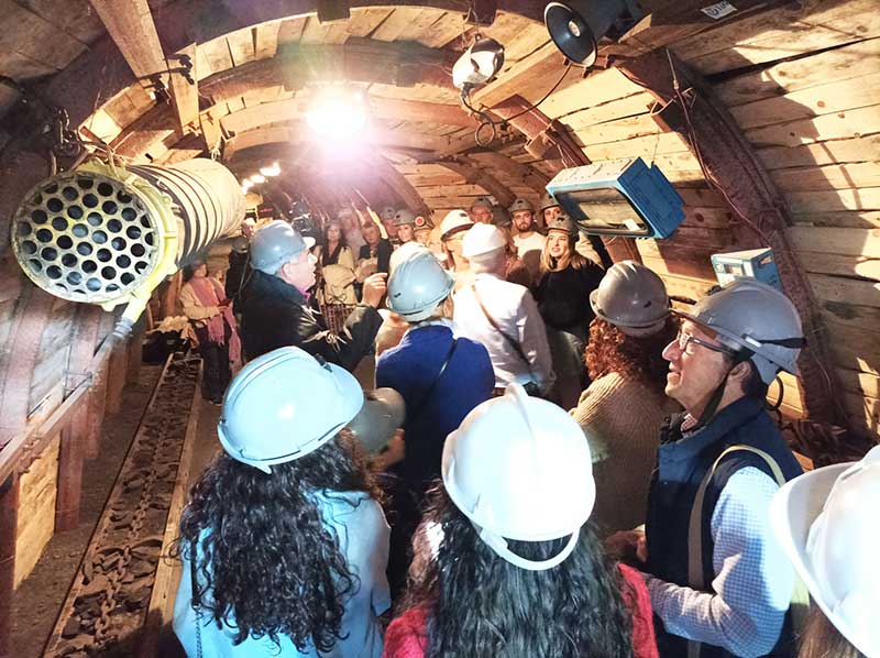 Interior de la galera simulada