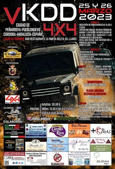V KDD 4x4 ciudad de Pearroya-Pueblonuevo