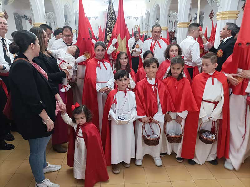 Jueves Santo San Miguel Arcngel. Pequeos nazarenos 06-04-23