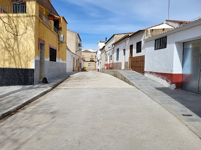 Terminacin C/. Castilla, comienzo obras Plo. Jess Obrero
