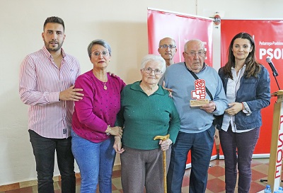 Homenaje a su veterano militante Guillermo Collado Zafra