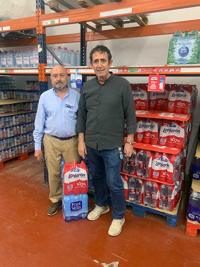 Alfonso Mora, responsable de Eurocash y Agustn Navarro