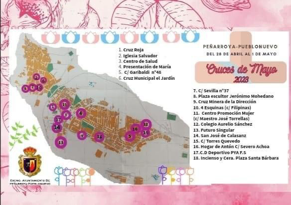 Cruces de mayo 2023 en Pearroya Pueblonuevo