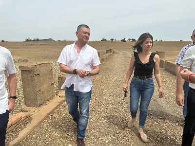 L�deres pol�ticos de Izquierda Unida visitan Pe�arroya