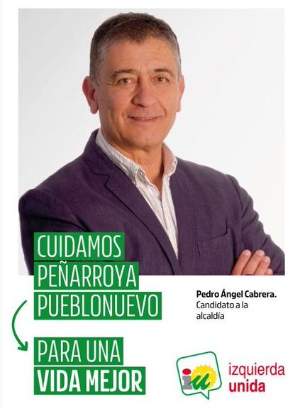 Pedro Ángel Cabrera, candidato de Izquierda Unida