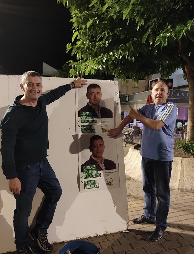 Pedro Ángel Cabrera y su grupo de Izquierda Unida