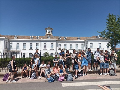 Alumnos franceses visitan Peñarroya-Pueblonuevo