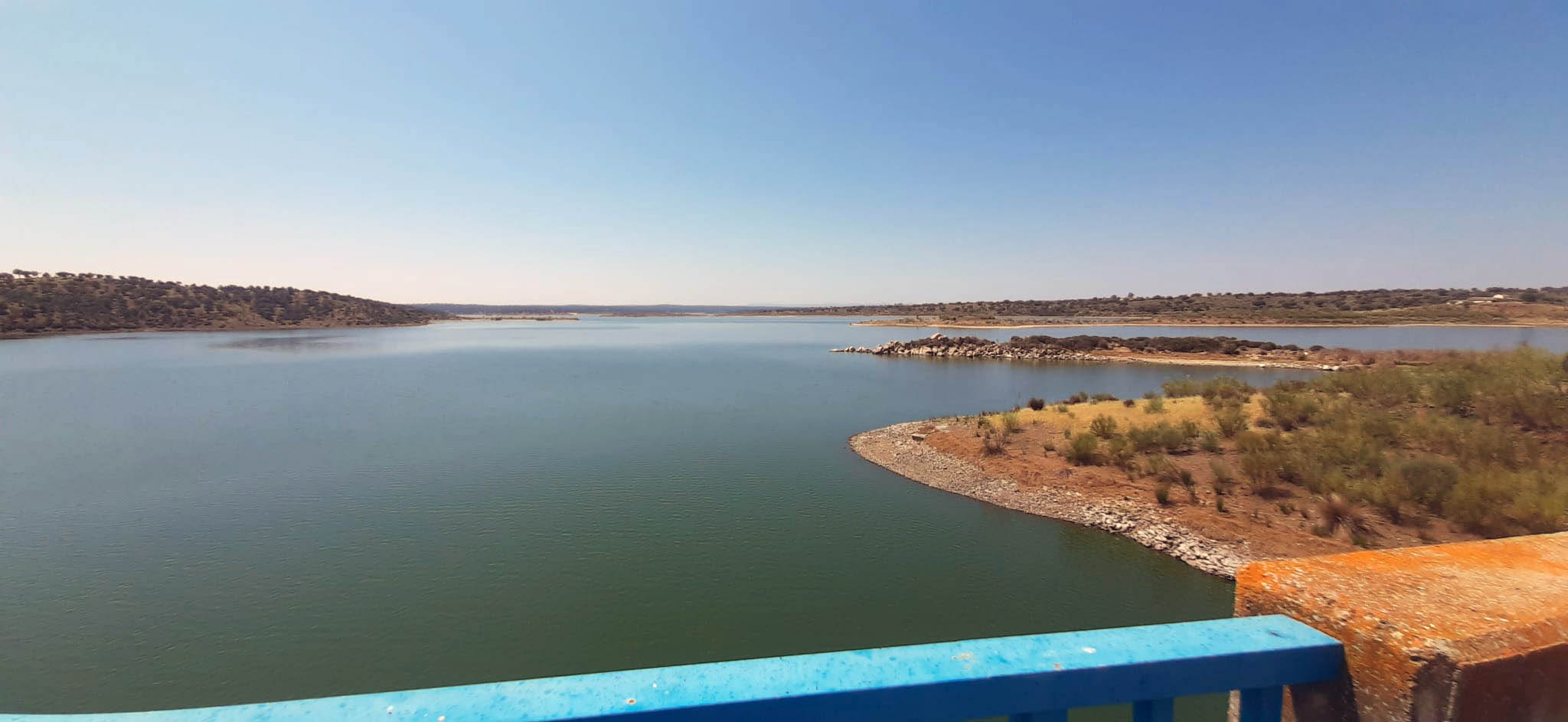 Pantano de La Colada el 1 de julio