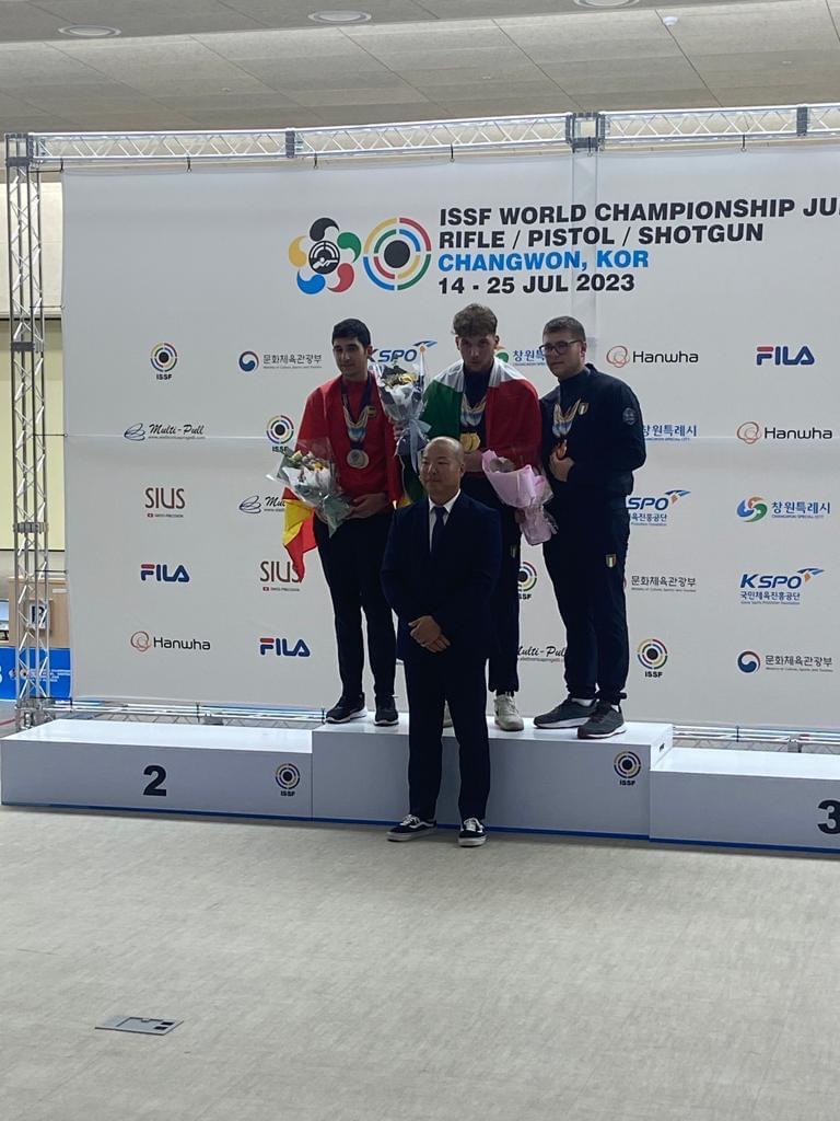 Andrés García, subcampeón del mundo júnior de Trap.