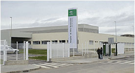 Mesa informativa sobre alimentacin saludable en el hospital