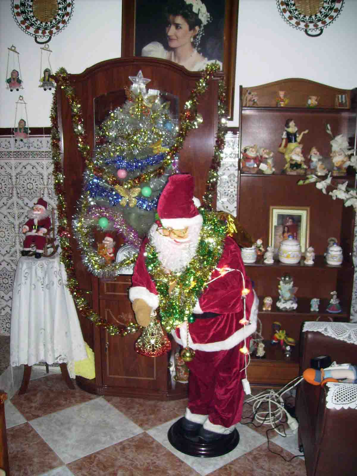 Luces y detalles navide�os en el Cerro