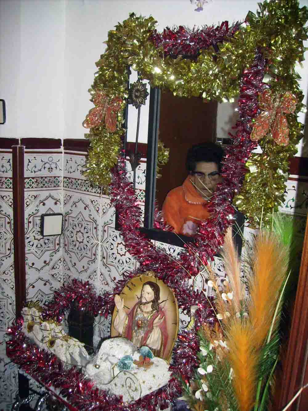 luces y detalles navide�os en el Cerro