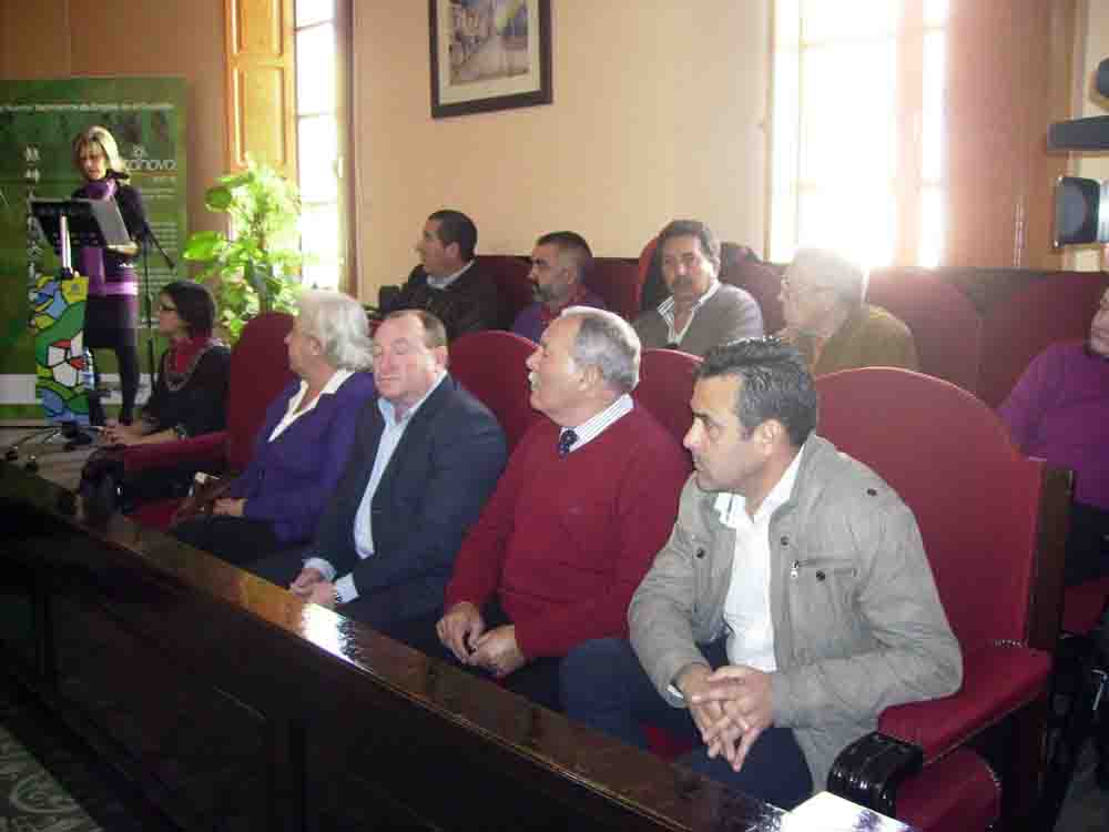 Moreno, alcaldes y los 43 emprendedores del Guadiato