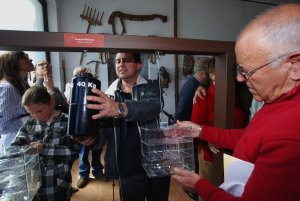 Recipientes en los que se transportaba el mercurio