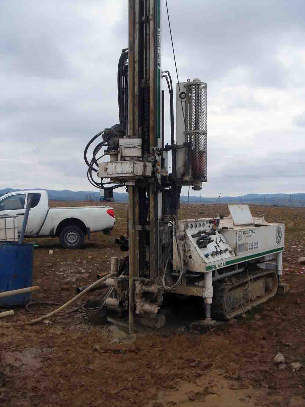 Se han llevado a cabo un total de cinco sondeos 