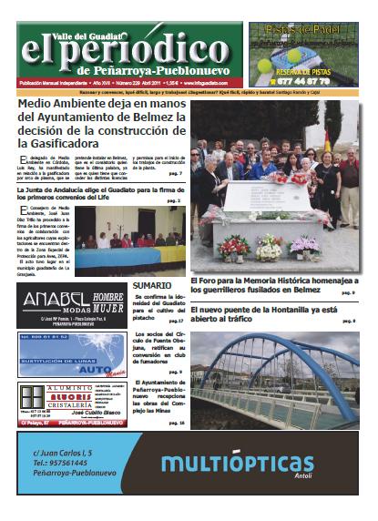 elPeriodico del Valle del Guadiato, Abril