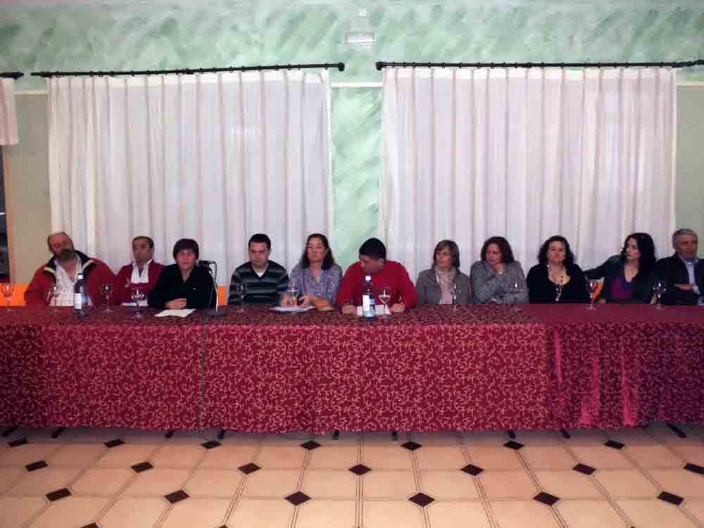 Componentes de la candidatura de Izquierda Unida