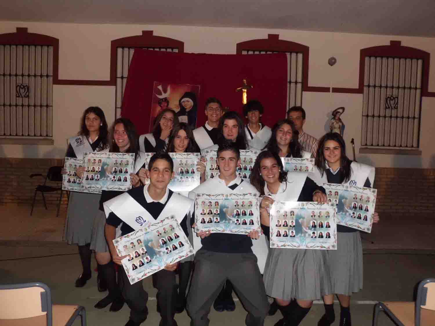 Graduaci�n de los alumnos de cuarto de ESO
