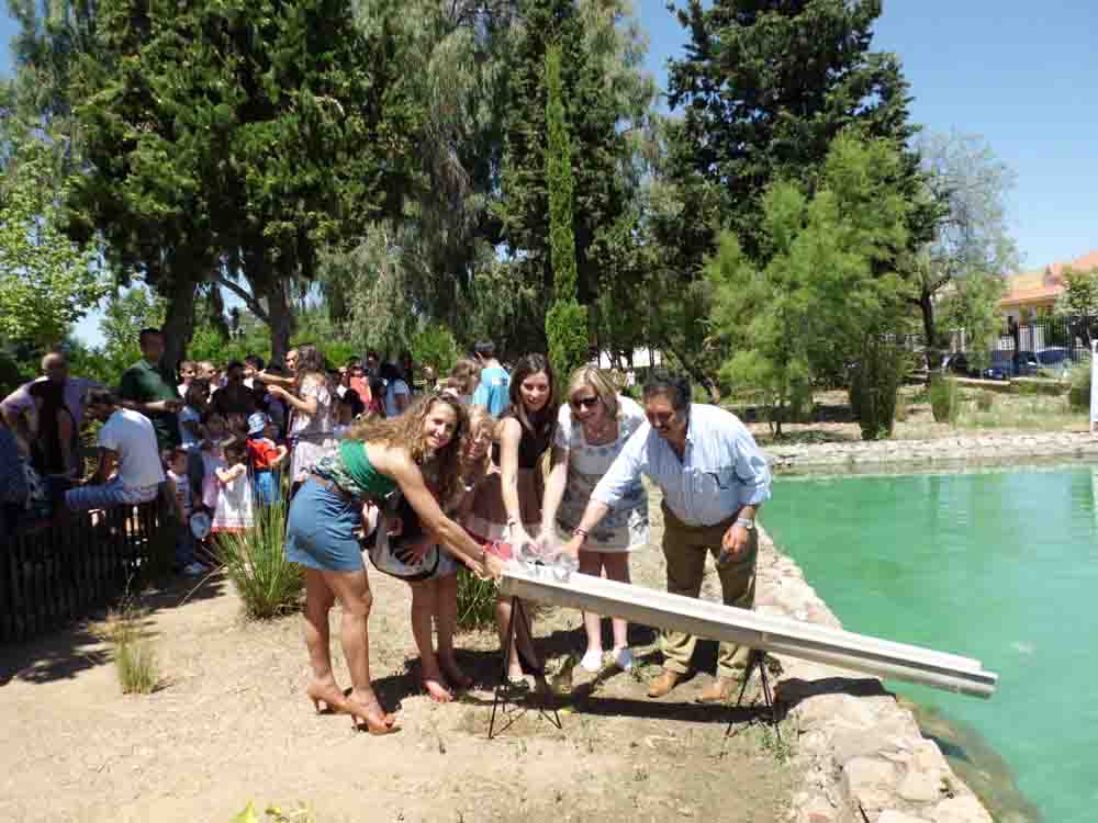 repoblar los peces del parque Carbon�fera